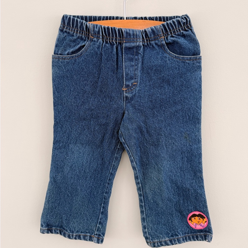 Y2K Dora the explorer denim jeans
